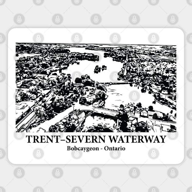 Trent–Severn Waterway - Bobcaygeon ON Magnet by Lakeric